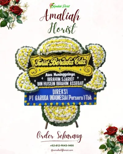 Papan Bunga Duka di Kabasiran