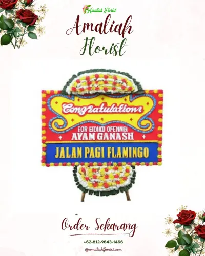 Bunga Papan Congratulation di Kabasiran